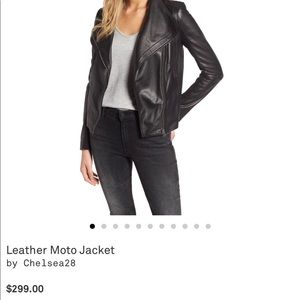 Chelsea leather Moto Jacket